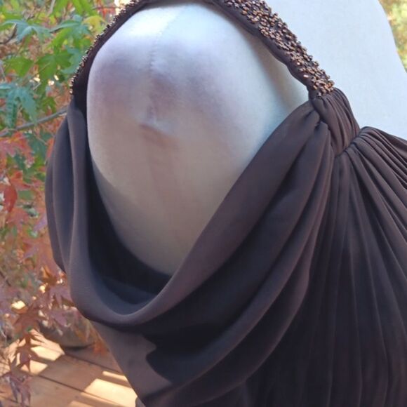 Bari Jay One Shoulder Long Chiffon Dress: Bridesmaid, Old Money,  Opening Nite - Picture 5 of 12